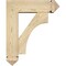 Ekena Millwork Westlake Arts and Crafts Rough Sawn Bracket w/ Offset Brace, Douglas Fir, 6"W x 18"D x 22"H BKT0604X18X22WTL03RDF - alternate 3